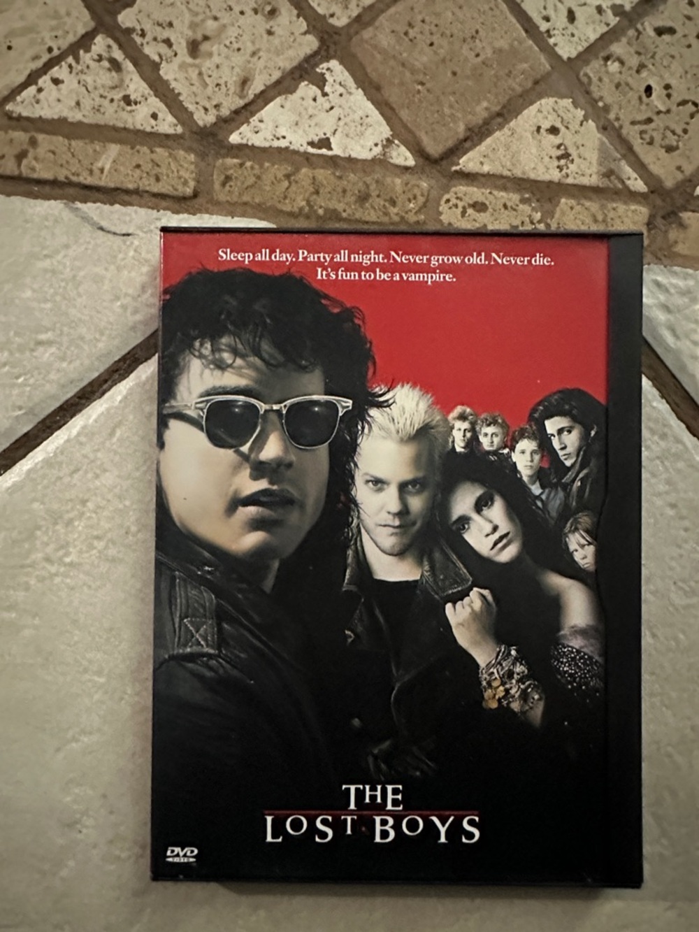 The Lost Boys DVD — Red & Black Cover